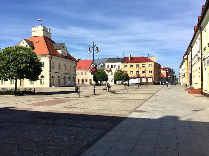 Rynek małego miasta